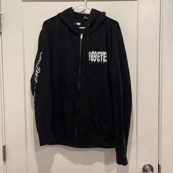 Independent Trading Company Other - The 69 Eyes Back in Blood Tour Full Zip Hoodie Black XL Gothic Rock Band Merch